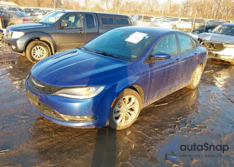 2015 Chrysler 200 S из США, поврежденный, VIN 1C3CCCBB0FN553087